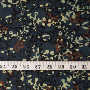 Precut 1 meter -Ajrakh Hand Block Printed Cotton Fabric