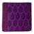 Precut 1 meter -Black & Purple Bagh Hand Block Printed Cotton Fabric