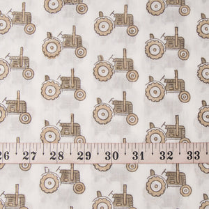 Precut 0.5meter - Bagru Dabu Handblock Printed Cotton Fabric