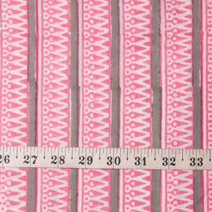 Precut 0.75 meters -Bagru Dabu Handblock Printed Cotton Fabric