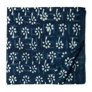 Precut 1meter - Bagru Dabu Hand Block Printed Cotton Fabric