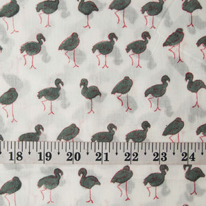 Precut 0.50 meters -Handblock Printed Fine Mul Cotton Fabric