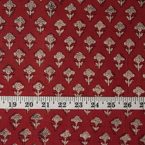 Sanganeri Hand Block Printed Cotton Fabric