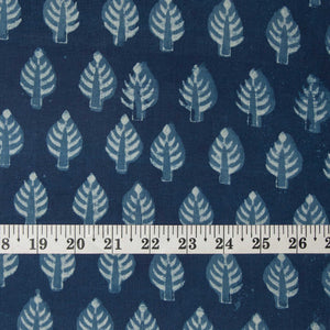 Precut 0.75meter - Sanganeri Hand Block Printed Cotton Fabric