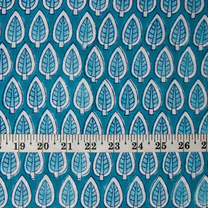 Precut 1 meter -Sanganeri Hand Block Printed Cotton Fabric