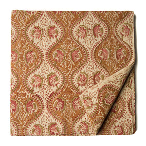 Precut 0.25 meters -Bagru Dabu Handblock Printed Cotton Fabric