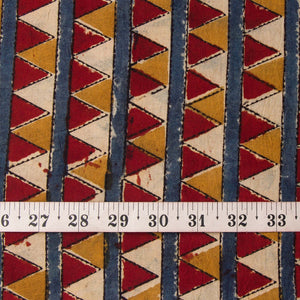 Precut 0.75 meters -Bagru Dabu Handblock Printed Cotton Fabric