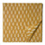 Precut 0.50 meters -Yellow & Off White Bagru Dabu Hand Block Printed Cotton Fabric