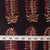 Precut 1 meter -Red & Black Bagru Dabu Hand Block Printed Cotton Fabric