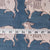 Precut 0.75 meters -Blue & White Bagru Dabu Hand Block Printed Cotton Fabric