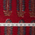 Precut 0.25 meters -Red & Blue Bagru Dabu Hand Block Printed Cotton Fabric