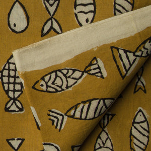 Bagru Dabu Hand Block Printed Cotton Fabric