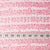 Precut 0.25 meters -White & Pink Bagru Dabu Hand Block Printed Cotton Fabric