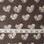 Precut 0.75 meters -Grey & Off White Bagru Dabu Hand Block Printed Cotton Fabric