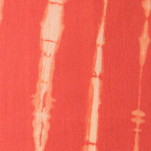 Precut 1 meter -Orange Tie & Dye Cotton Fabric.