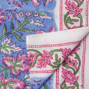 Precut 0.5meter - Sanganeri Hand Block Printed Cotton Fabric