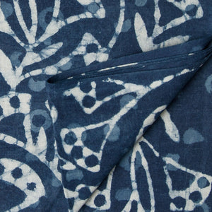 Precut 1 meter -Sanganeri Hand Block Printed Cotton Fabric