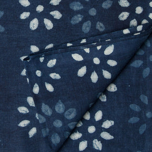 Precut 0.75 meter -Sanganeri Hand Block Printed Cotton Fabric