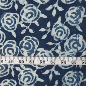 Precut 1 meter -Sanganeri Hand Block Printed Cotton Fabric