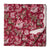 Red and Pink Sanganeri Hand Block Printed Cotton Fabric with floral print