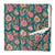 Blue and Pink Sanganeri Hand Block Printed Cotton Fabric with floral design
