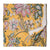 Yellow and Pink Sanganeri Hand Block Printed Cotton Fabric with floral design