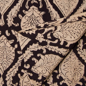 Precut 1 meter -Sanganeri Hand Block Printed Cotton Fabric