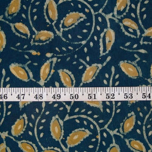 Precut 1 meter -Sanganeri Hand Block Printed Cotton Fabric