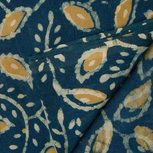 Precut 1 meter -Sanganeri Hand Block Printed Cotton Fabric