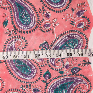 Precut 0.75 meters -Sanganeri Hand Block Printed Cotton Fabric