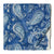 Blue and White Sanganeri Hand Block Printed Cotton Fabric with paisley print
