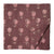Brown and Pink Sanganeri Hand Block Printed Cotton Fabric with floral print