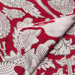 Precut 0.25 meters -Sanganeri Hand Block Printed Cotton Fabric