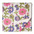 Pink floral handblock printed pure cotton fabric