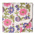 Pink floral handblock printed pure cotton fabric