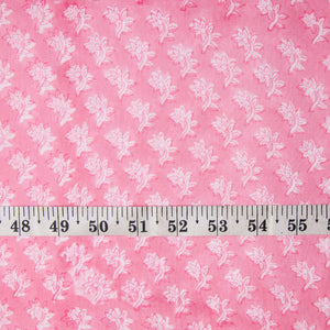 Precut 0.25 meters -Sanganeri Hand Block Printed Cotton Fabric