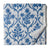 Blue and White Sanganeri Hand Block Printed Cotton Fabric with floral design