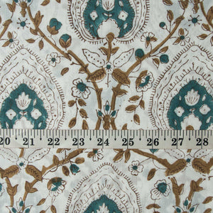 Sanganeri Hand Block Printed Cotton Fabric