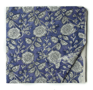 Precut 0.5meter - Sanganeri Hand Block Printed Cotton Fabric