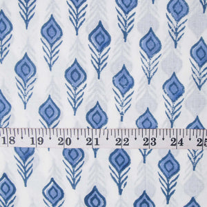 Sanganeri Hand Block Printed Cotton Fabric