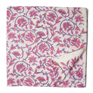 Precut 0.5meter - Sanganeri Hand Block Printed Cotton Fabric