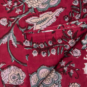 Sanganeri Hand Block Printed Cotton Fabric