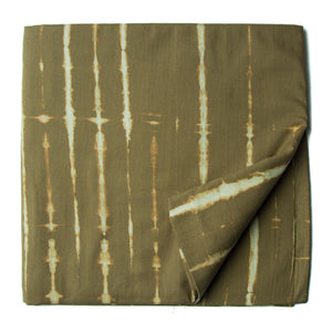 Precut 0.75 meters -Green Tie & Dye Cotton Fabric