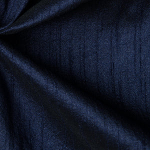 Precut 0.75 meters -Blue Semi Dupion Cotton Silk Fabric