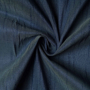 Precut 0.75 meters -Blue Semi Dupion Cotton Silk Fabric