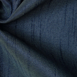 Precut 0.75 meters -Blue Semi Dupion Cotton Silk Fabric