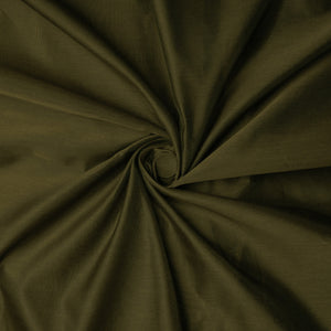 Precut 1 meter -Green Semi Chanderi Silk Fabric