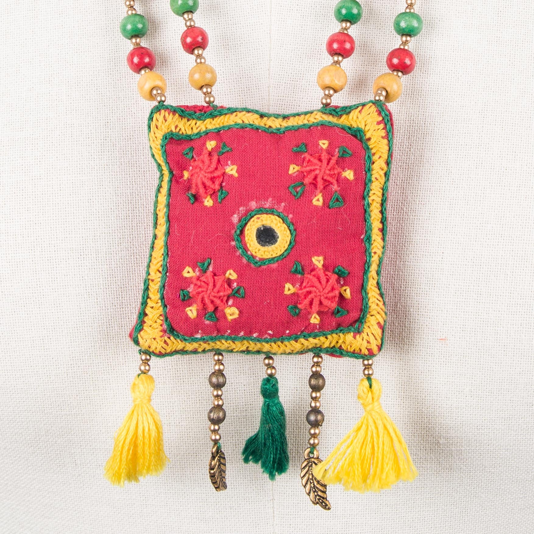 সাঁঝবাতি 🥀- Handmade Fabric Jewellery – Indostrings