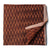 Brown & Orange Ikat Pochampally Woven Cotton Fabric
