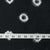 Precut 0.75 meters -Black & White Double Ikat Pochampally Woven Cotton Fabric